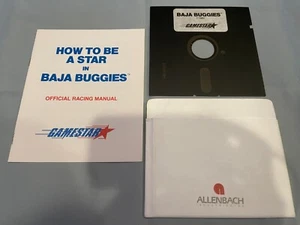 BAJA BUGGIES Atari 400/800 Computer GameStar Video Game 5.25" Disk+Manual TESTED - Picture 1 of 1