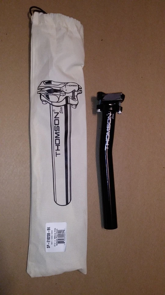 Thomson Elite Bicycle Seatpost Setback 27.2 X 330mm Black