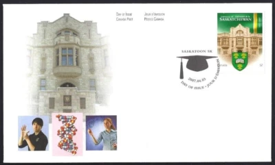 🍁Canada   #2210   "Saskatchewan University"     Brand New 2007  First Day Cover - Image 1 of 2