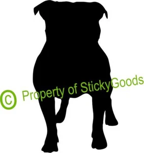 Mops Vinyl Aufkleber Sticker #3 BOGO FREI! Hund nach vorne gerichtet Auto LKW Fenster Laptop - Bild 1 von 3
