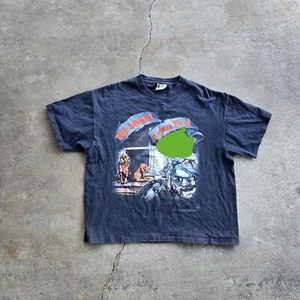 Vintage CMJ 3D-Emblem 1994  “The South Is Where Its At” T Shirt Biker Moto - Picture 1 of 6