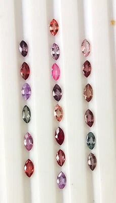 Espinela Natural 4X2 mm Marquesa Multicolor Piedra Preciosa Facetada Sin Tratar 20 Piezas Foto 1 de 4