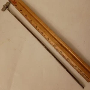 Leedy 12.75"Bass Drum Single-Tension Thumb Rod+Collar Walberg&Auge10-24Snare/Tom - Picture 1 of 2
