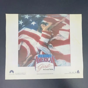 VTG Red Blooded American Girl Movie Video Store Lightbox Insert Display Exotic - Picture 1 of 8