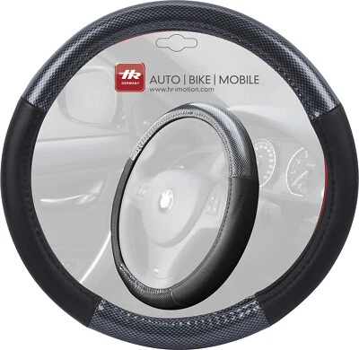 Lenkradhülle Lenkradbezug Black Fiber Design HR-IMOTION 108 114 01 RICHTER Auto - Bild 1 von 4