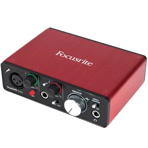 Focusrite MOSC0019 Scarlett Solo 2nd Generation USB Audio Interface - Red NEW - Picture 1 of 2