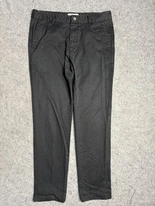 Pantaloni Spoke Sharps Uomo 32 Nero Costruisci A Slim Fit Elasticizzati Chino Abito Casual - Foto 1 di 11
