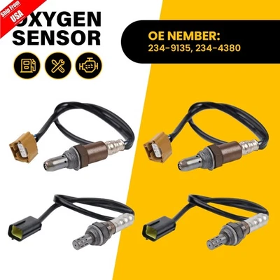 Sensor de oxígeno O2 aguas arriba/aguas abajo 4 piezas OEM para Infiniti G37 M37 2011-2013 3,7 L V6 Foto 1 de 4