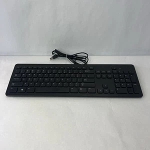 Dell Wired Keyboard, Black, DP/N 0N8WF8,  Tested & Works! 17” - Afbeelding 1 van 4