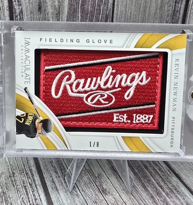 2019 panini immaculate baseball Glove patch card Kevin Newman 1/8 - Image 1 of 2