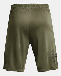 UA Tech Graphic Under Armour Men's 10" Inseam Shorts Marine OD Green XL New - Picture 1 of 7