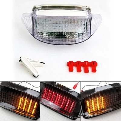 Luz trasera LED transparente + señales de giro para Honda CBR 600 F3 1997-1998 Foto 1 de 3