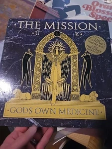 The Mission Gods Own Medicine 1986 UK Vinyl Phonogram Goth vg+ - Picture 1 of 4