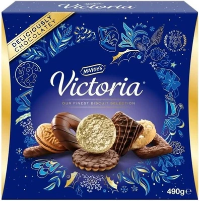 Mcvitie's Victoria Finest Biscuit Assortment selection Box of 490g - Image 1 of 3