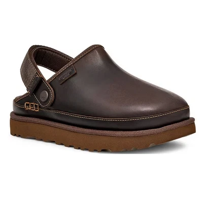 Zuecos UGG Goldenstar de cuero regenerado stock limitado - Ironwood NUEVOS CON Foto 1 de 4