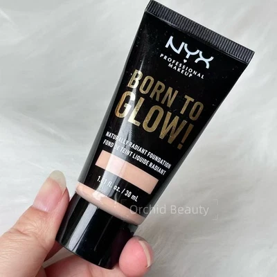 New Sealed NYX Naturally Radiant Foundation~Light~Full size 30ml/1 OZ - Image 1 of 4