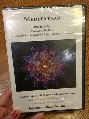 Meditation Institute for Brain Potential 4 DVDs CEUs by Dennis Marikis Sealed Foto 1 de 3