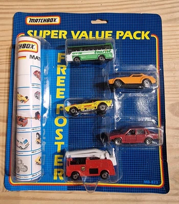 Matchbox Super Value Pack de colección, incluyendo Monteverdi Hai, Volvo, Dodge sellado Foto 1 de 4