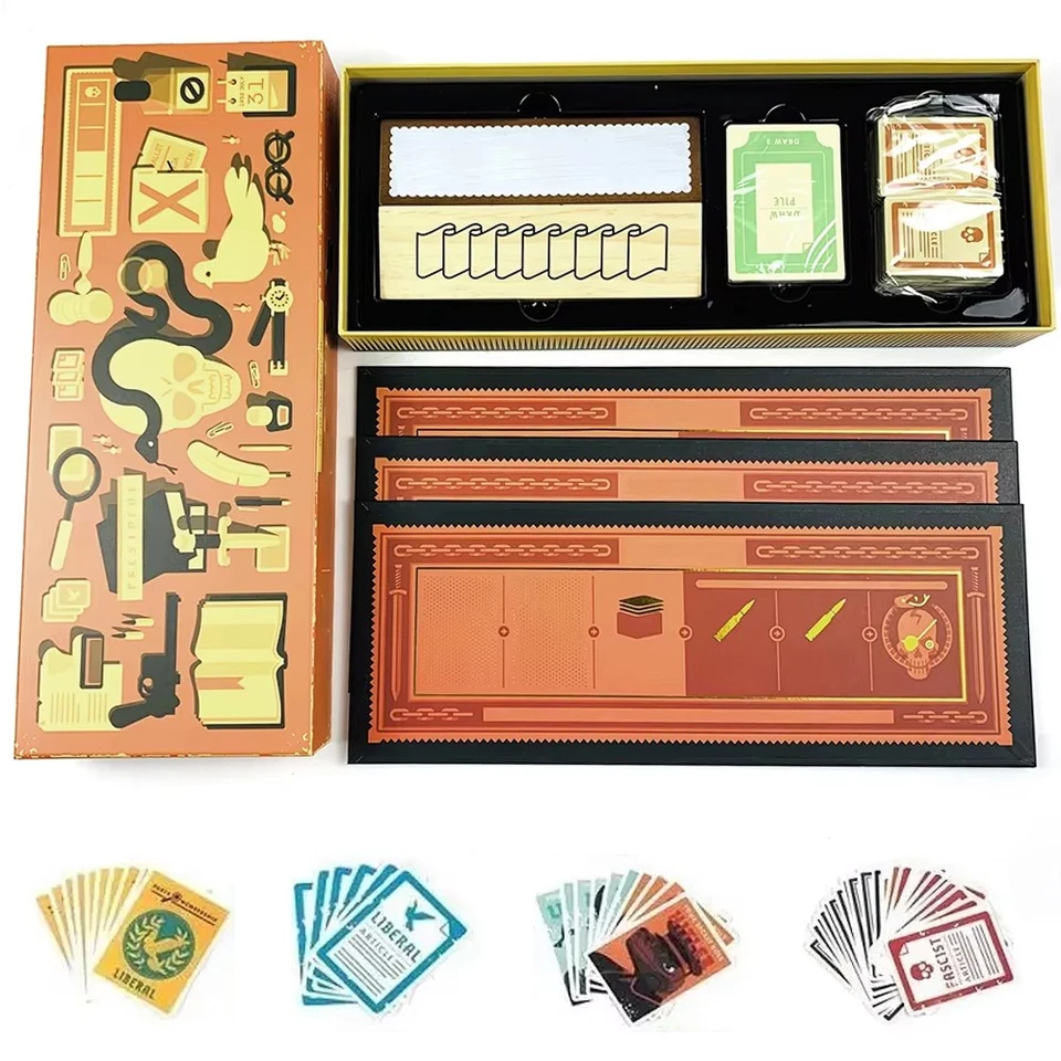 Brettspiel SECRET HITLER Kreativität Gesellschaftsspiel Strategiespiel Puzzle - Bild 1 von 4