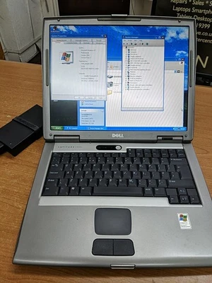 Dell Latitude D505 Windows XP Pro Laptop  RS232 WORKING - Read Description - Image 1 of 4