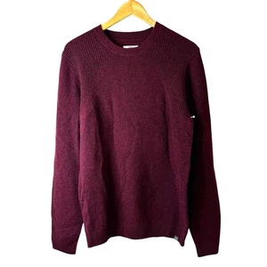 Brax Feel Good Neu Herren Rick Pullover Rundhalsausschnitt Strick Wolle Burgund 50 US Medium - Bild 1 von 11