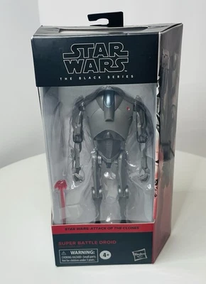 "Figura de acción Star Wars Black Series Super Battle Droid 6"" nueva (desgaste ligero)" Foto 1 de 4