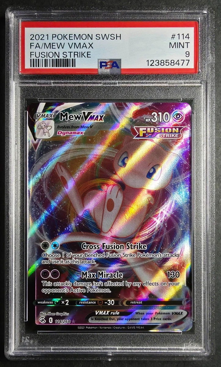 Mew Pokémon TCG Professional Sports Authenticator (PSA) Grade 9