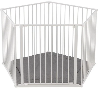 BABY DAN BabyDan BabyDen Laufstall weiß inkl. Spielmatte BRANDNEU