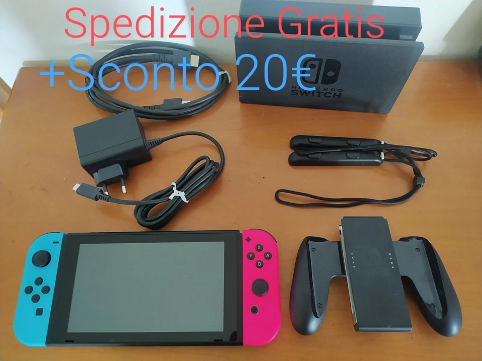Nintendo Switch Come Nuova - Pulita - Garanzia. Leggi feedback + SCONTO+ BONUS - Immagine 1 di 4
