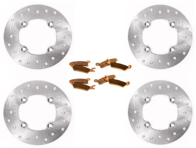 2014-2017 Can-Am Renegade 1000 Front & Rear Brake Rotors & Brake Pads - Image 1 of 4
