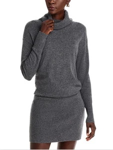 Veronica Beard Women Cassidy Sweater Dress Charcoal Size S - Foto 1 di 8