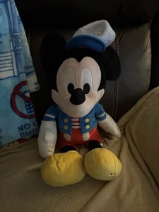 Macys 2009 Disney 20" Mickey Mouse Plush Sailor Holiday Edition Stuffed - Picture 1 of 3