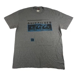 Quicksilver Surf Board and Skate Premium Fit Tee Shirt XL Grey - Picture 1 of 12