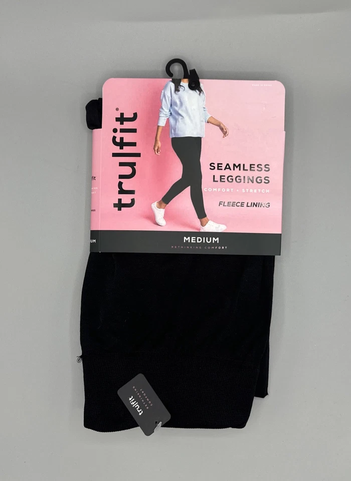 Tru Fit Ladies Fleece Leggings Size M