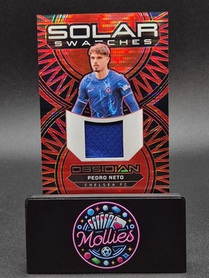 2024-25 Panini Obsidian Pedro Neto Solar Swatches Chelsea Patch /49 - Image 1 of 2