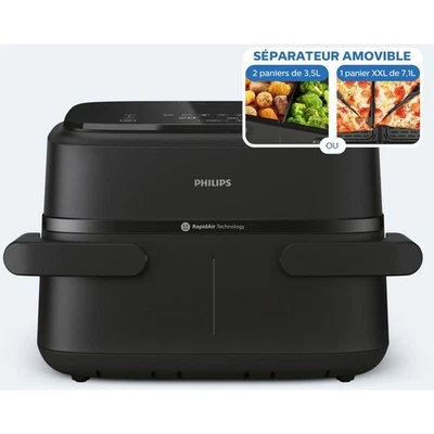 Airfryer PHILIPS double panier Série 1000 NA150/00 - Photo 1/4