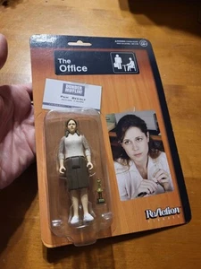Figura de acción The Office PAM BEESLY (Dundie) Super7 ReAction Dunder Mifflin LEER - Imagen 1 de 4