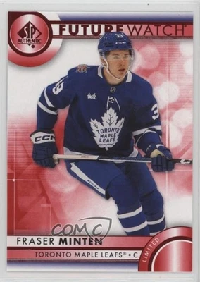 2023-24 SP Authentic Future Watch Red Limited Fraser Minten #168 Rookie RC - Image 1 of 2