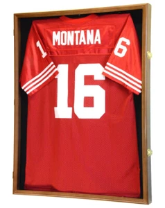 XL Football Hockey Baseball Sports Jersey Display Case Frame Cabinet Shadowbox - Picture 1 of 33