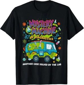 Mystery Machine Of Diagnostics Lab Week 2025 Med Lab Tech T-Shirt Hoodie - Picture 1 of 13