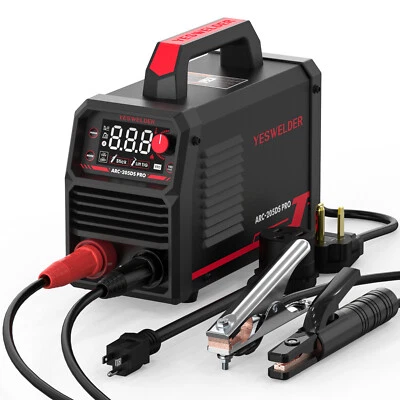 YESWELDER Stick Welder 205Amp IGBT 110V/220V Lift TIG/ MMA/ ARC Welding Machine