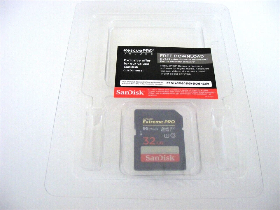 32GB SDHC UHS-I Card Extreme PRO V30 4K 95 MB/s( 32 GB SDHC Karte ) SanDisk Neu. - Bild 1 von 1