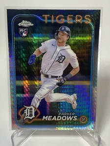 2024 Topps Chrome - Prism Refractor #271 Parker Meadows (RC) Detroit Tigers - Picture 1 of 3
