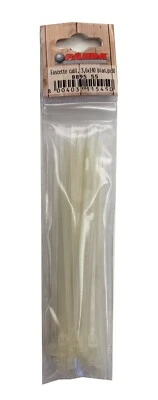 Fascette per Cablaggio 3,6x140 mm Bianco 210 pz + Fascette 2,5x100 mm 100 pz - Immagine 1 di 2