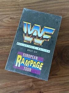 WWF VHS SEALED EUROPEAN RAMPAGE TOUR 1994 VIDEO COLUMBIA HOUSE WWE WRESTLING - Picture 1 of 3