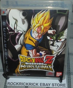 PLAYSTATION 3 GAME DRAGONBALL Z BURST LIMIT INCLUDES MANUAL - Picture 1 of 3