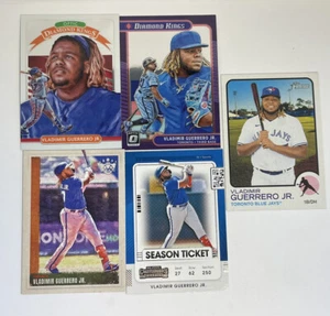 Vladimir Guerrero Jr 5 Lot 2020 -22 Topps, Optic, Heritage Free Ship - Picture 1 of 6