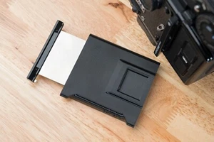 Bronica Film Back Dark Slide Holder for ETR Series, 645 - 3D Printed, Glossy - Picture 1 of 12