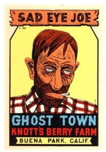 Calcomanía pegatina Sad Eye Joe Ghost Town R7293 - Imagen 1 de 1
