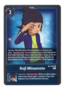 Digimon Card - (NM) Koji Minamoto BT7-087 - Bandai - Picture 1 of 1